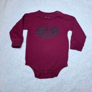 Carhartt Raspberry Graphic Long Sleeve Baby Bodysuit
